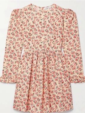 Square Neck Mini Prairie Dress in Crosby Rose from Batsheva x Laura Ashley